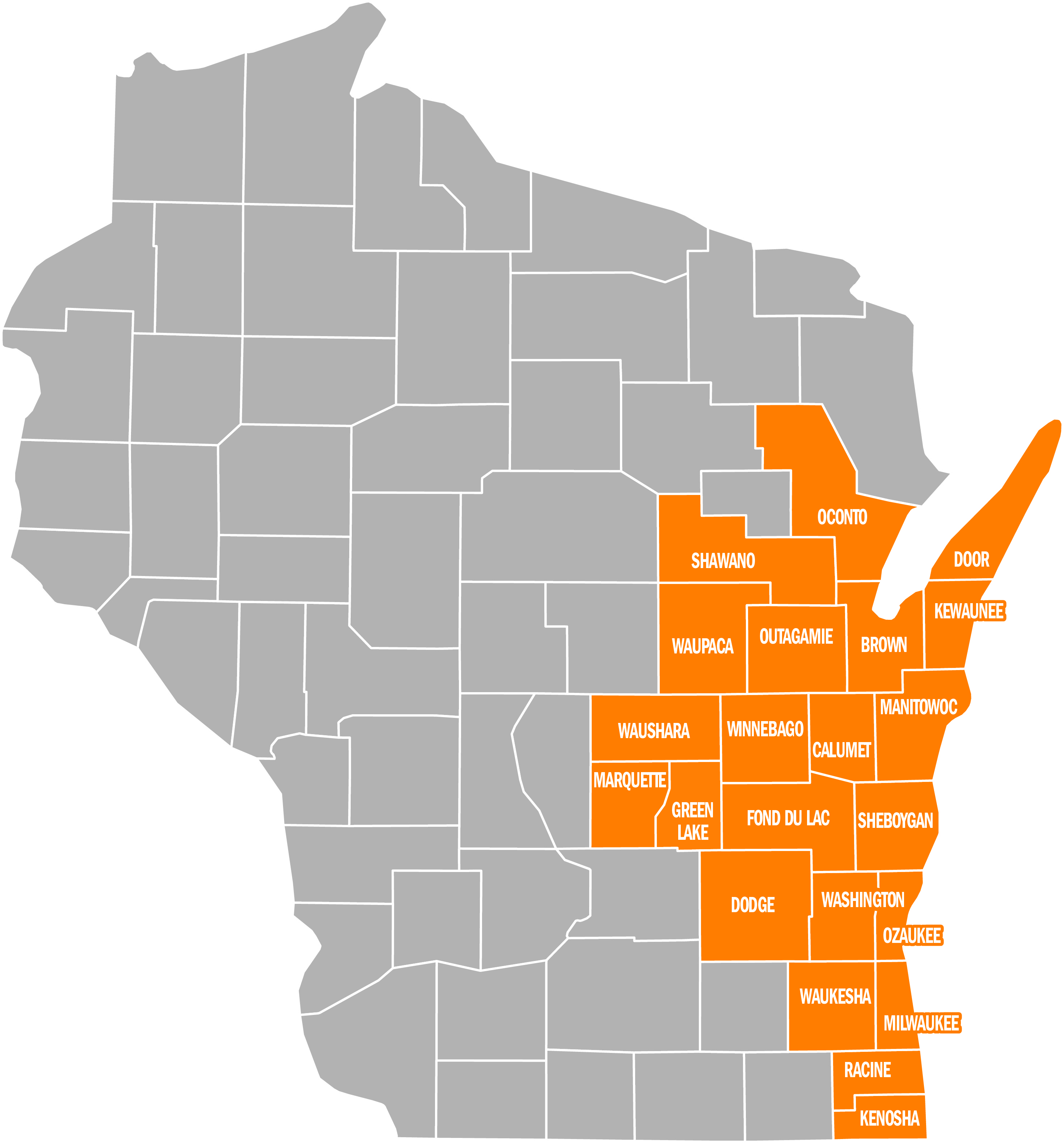 service area for Network Health employer plans