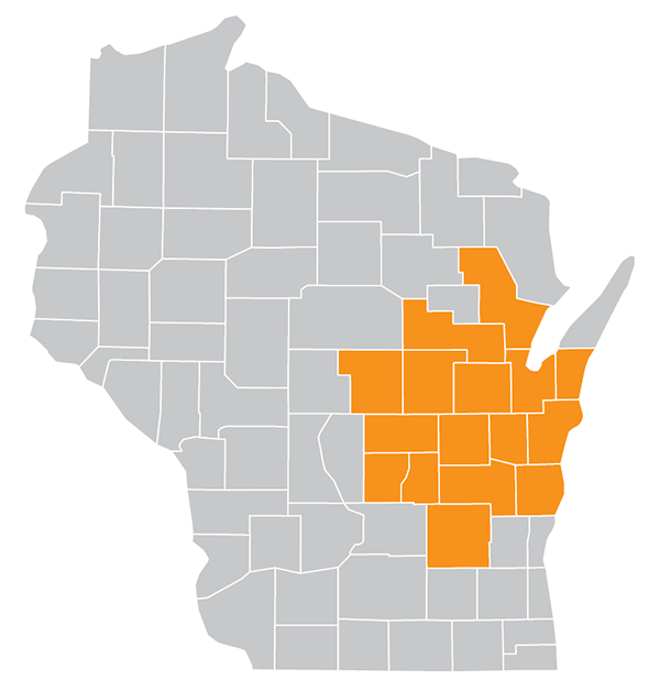Medicare northeast county map