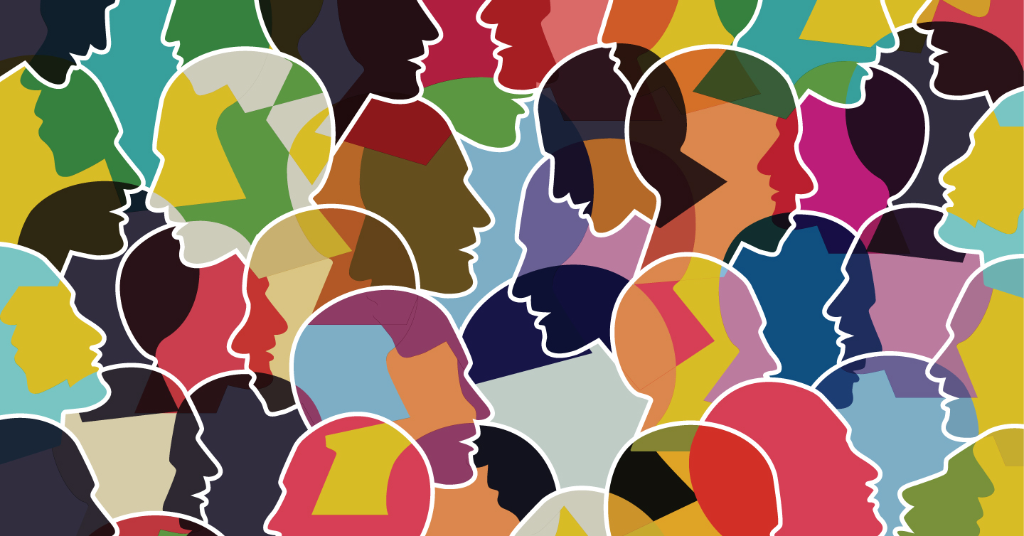 autism graphic with various heads with different colors