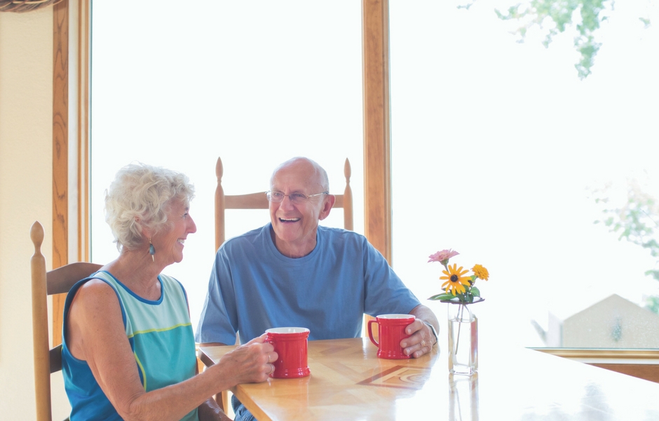 marti dick blog - couple at table